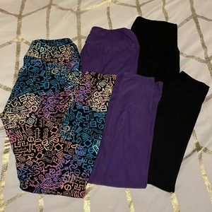 3 pairs leggings (you will receive all 3)